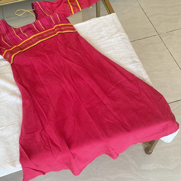 FABINDIA - cotton kurta in rani pink - FESTIVE diwali wear - Picture 6 of 6